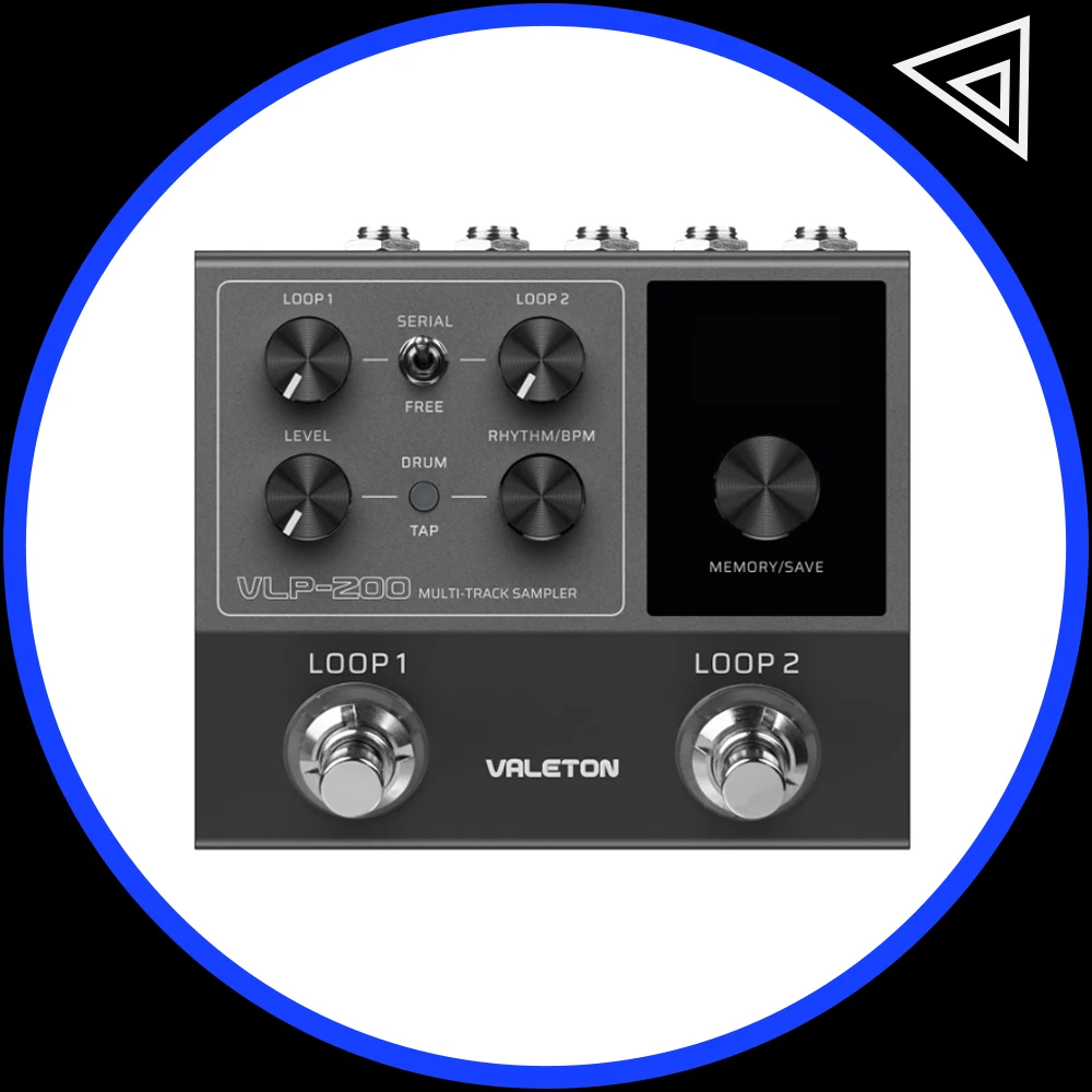 VALETON Dual Track Stereo Looper Pedal Bass Keyboard