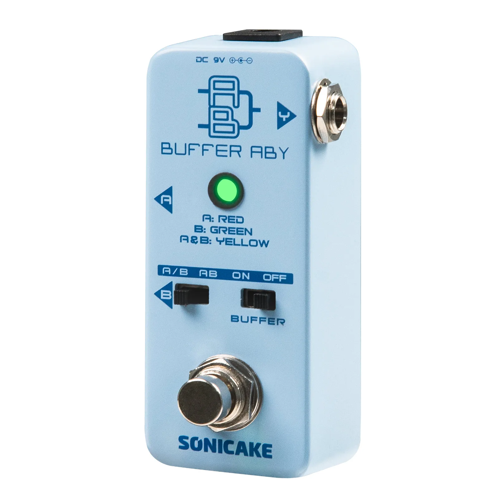 Sonicake QSS-23 Buffer ABY Line Selector AB Switch Mini Pedal True