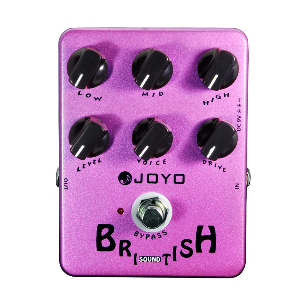 Joyo JF-16 British Sound Overdrive Pedal Blues Breaker Overdrive to Plexi Roar JCM800