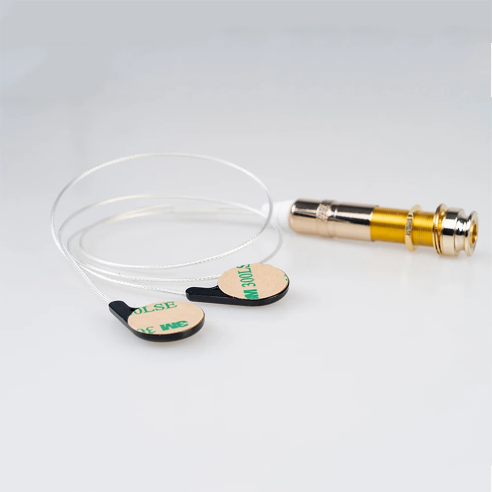 Joyo GGP-03 Guitto Series Pickup Piezo Contact Pickup Pure Copper-plated Cable Connector Acoustic