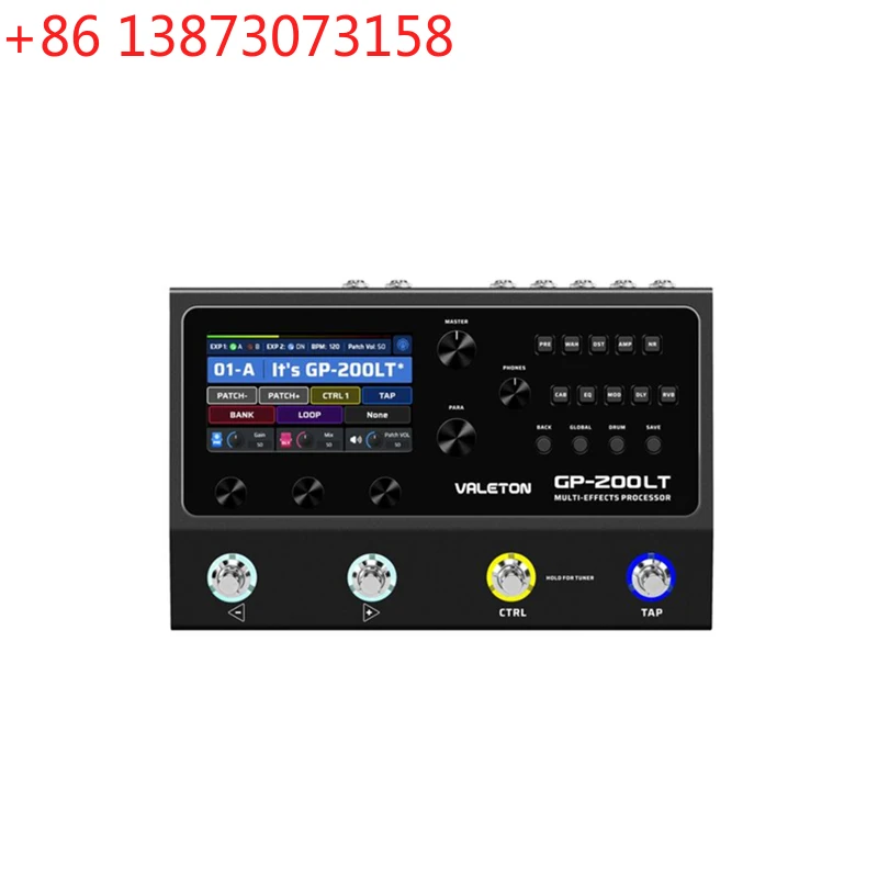 Valeton 200LT GP- High Quality Multi-effects preamp Pedal Bass