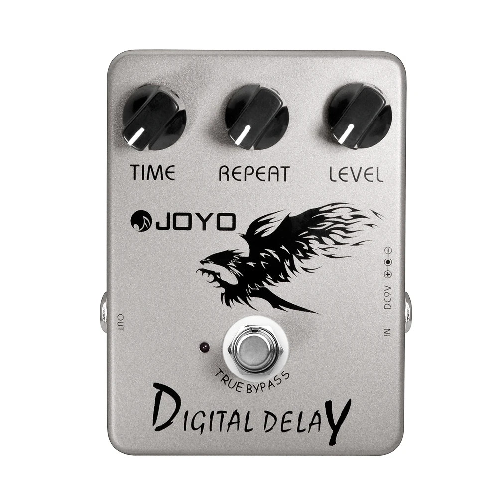 Joyo JF-08 Digital Delay Pedal Classic Slap Back Echo Full Bypass Wiring True