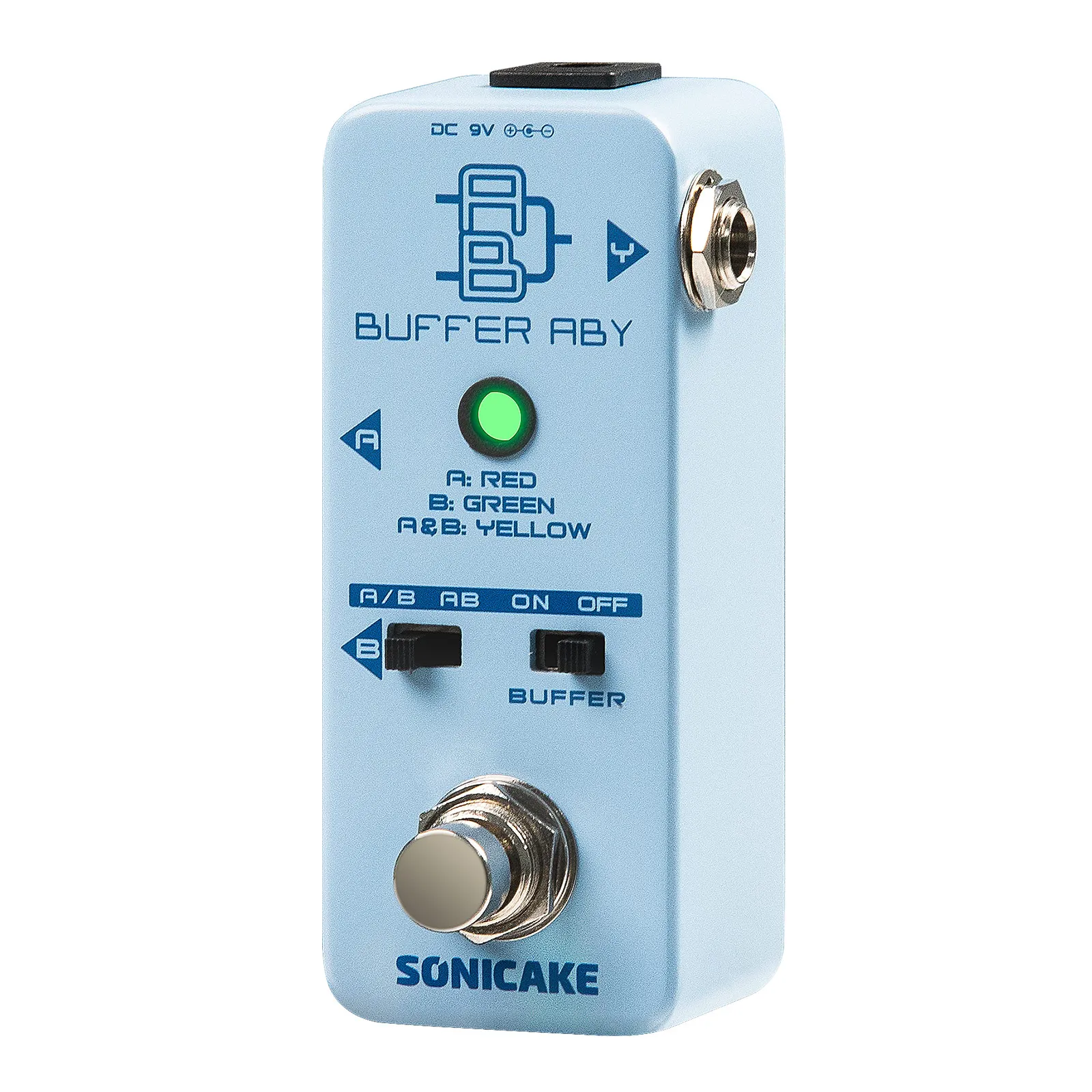 Sonicake QSS-23 Buffer ABY Line Selector AB Switch Mini Pedal True