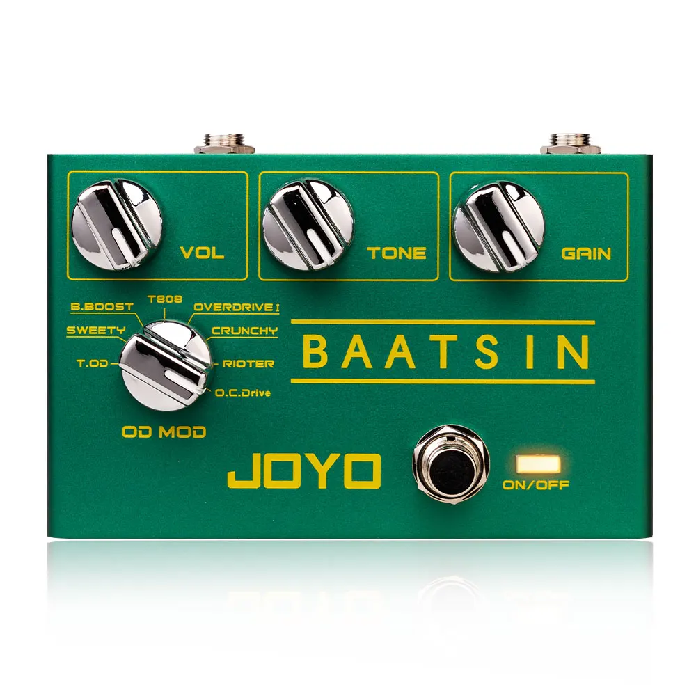 Joyo R-11 BAATSIN Overdrive Distortion Pedal 8 in