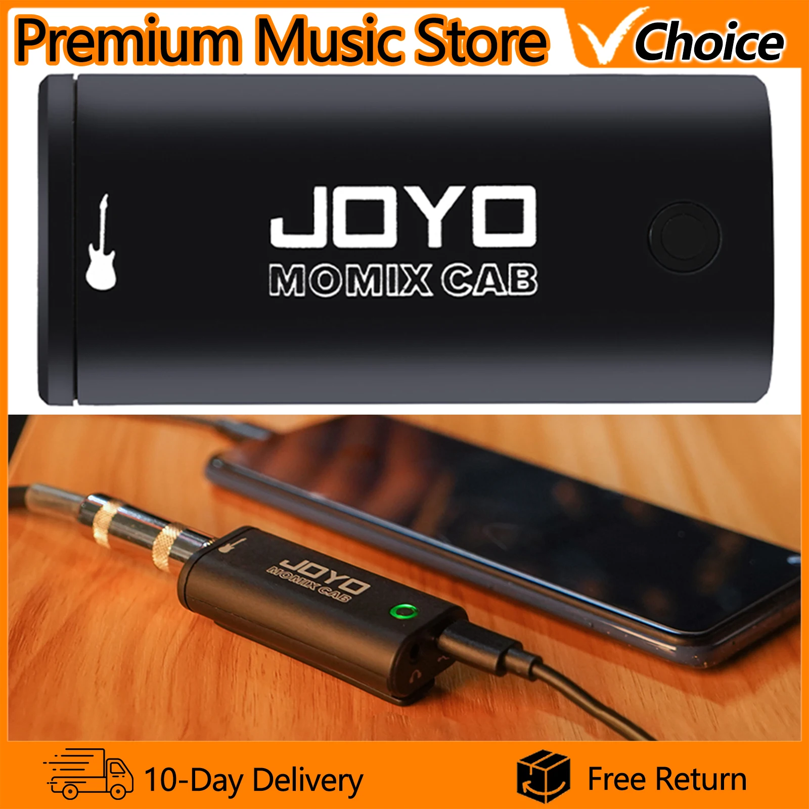 Joyo MOMIX CAB Portable Pocket USB Sound Card Headphone Recording Live Streaming Plug
