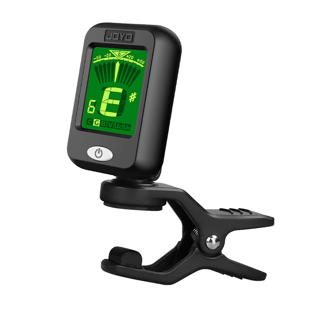 Joyo JT-09 Tuner Clip-on Digital Electronic Tuner Acoustic Bass Violin Ukulele Parts Accessories