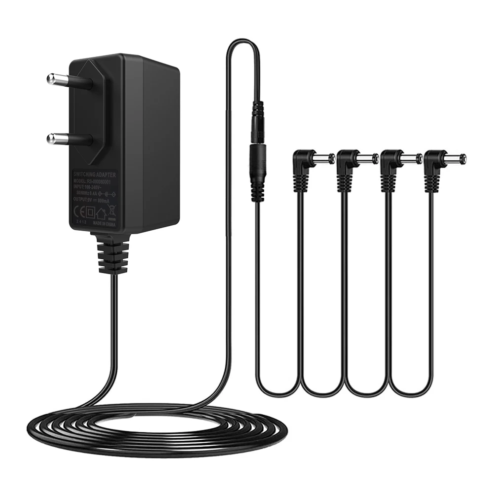 Joyo 9V DC 800mAh Pedal Power Adapter Pedal Adapter Power Supply Parts Accessories