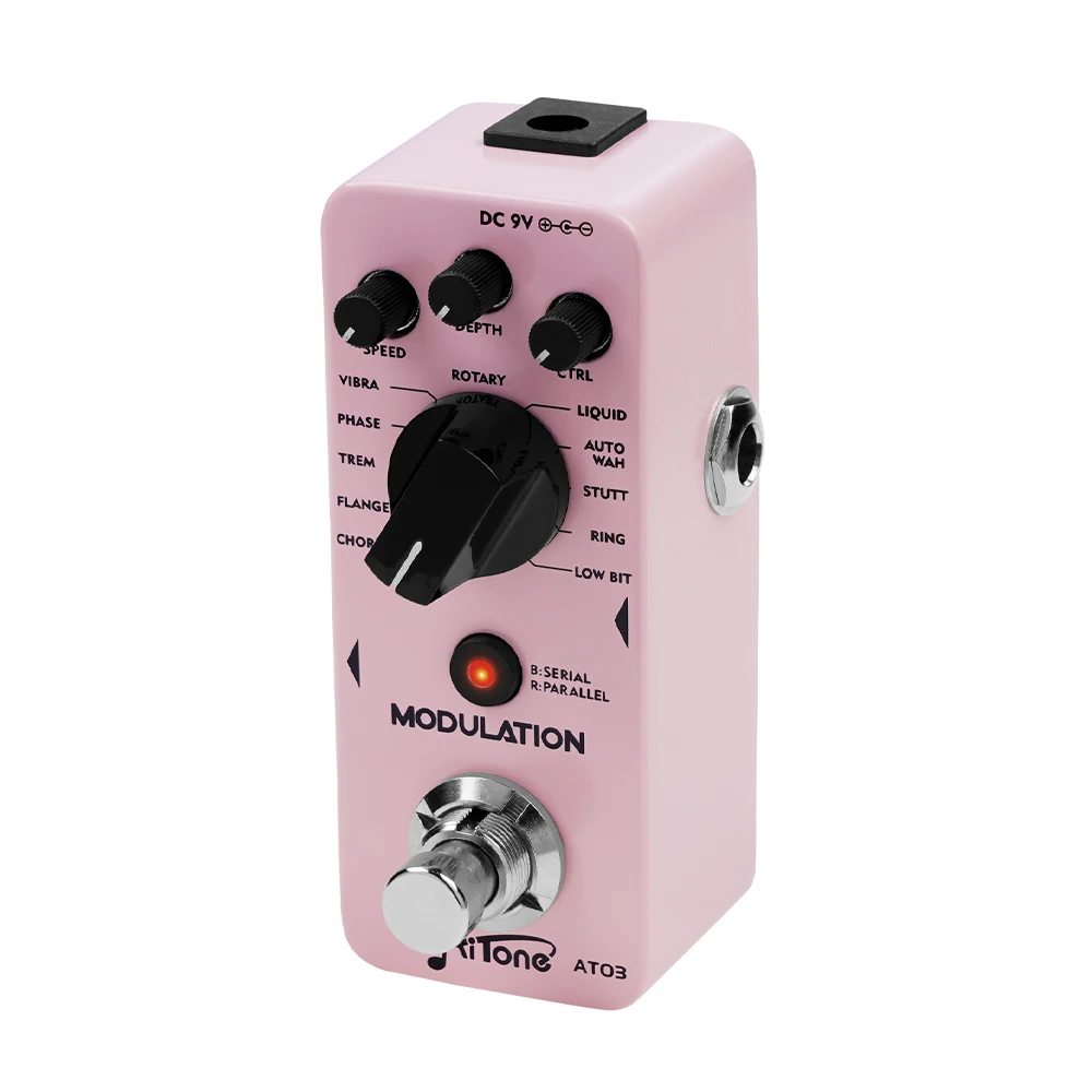 Joyo AT-03 AITONE Series Modulation Pedal 11 Mode Classic Modulation Digital Circuit Pedal