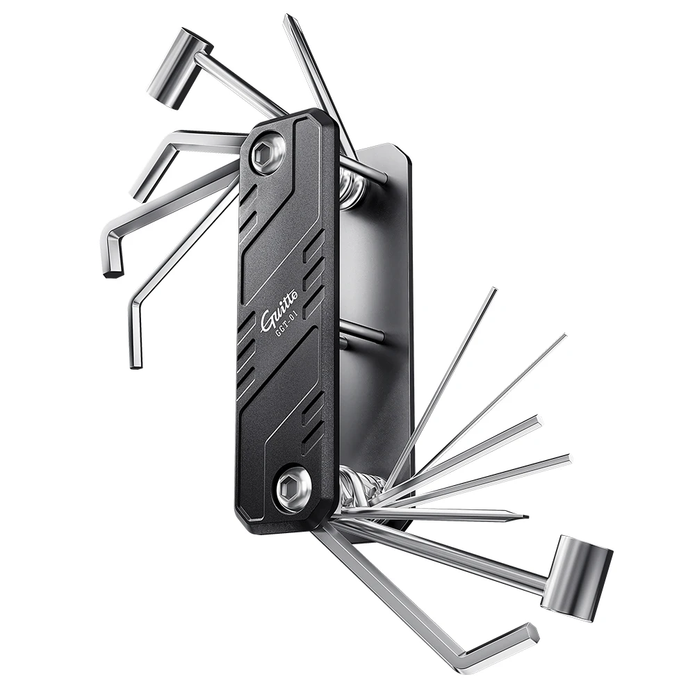 Joyo GGT-01 Guitto Series Repair Tools Multifunctional Aluminum Alloy Bass Tunning Tool Storage