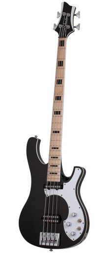 Schecter Stargazer-4 Bass Guitar in Gloss Black - Image 2
