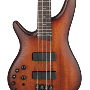 Ibanez SR500AL-MHL Left Handed Bass Guitar in Mahogany Brown Burst Low Gloss