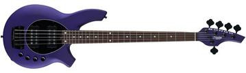Sterling by Music Man Bongo 5 Bass Guitar in Firemist Purple Satin - Image 2