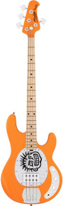 Sterling by Music Man Mike Herrera Signature Artist Series StingRay Bass Guitar in Orange Creamsicle - Image 3