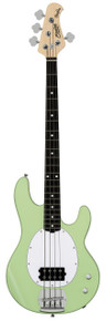 Sterling by Music Man Ray2 StingRay Bass Guitar in Misty Green with Amaranth Neck - Image 3