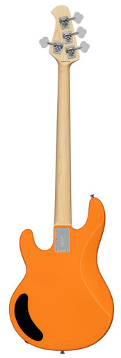 Sterling by Music Man Ray2 StingRay Bass Guitar in Sunrise Orange with Maple Neck - Image 2