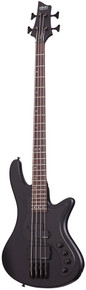 Schecter Stiletto Stealth-4 Bass Guitar in Satin Black - Image 3