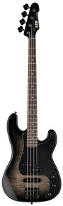 ESP LTD SURVEYOR-204DX Bass Guitar in Black Burst - Image 3