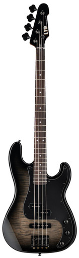 ESP LTD SURVEYOR-204DX Bass Guitar in Black Burst - Image 2