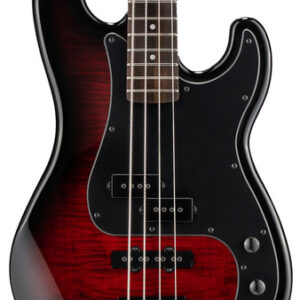 ESP LTD SURVEYOR-204DX Bass Guitar in Red Burst