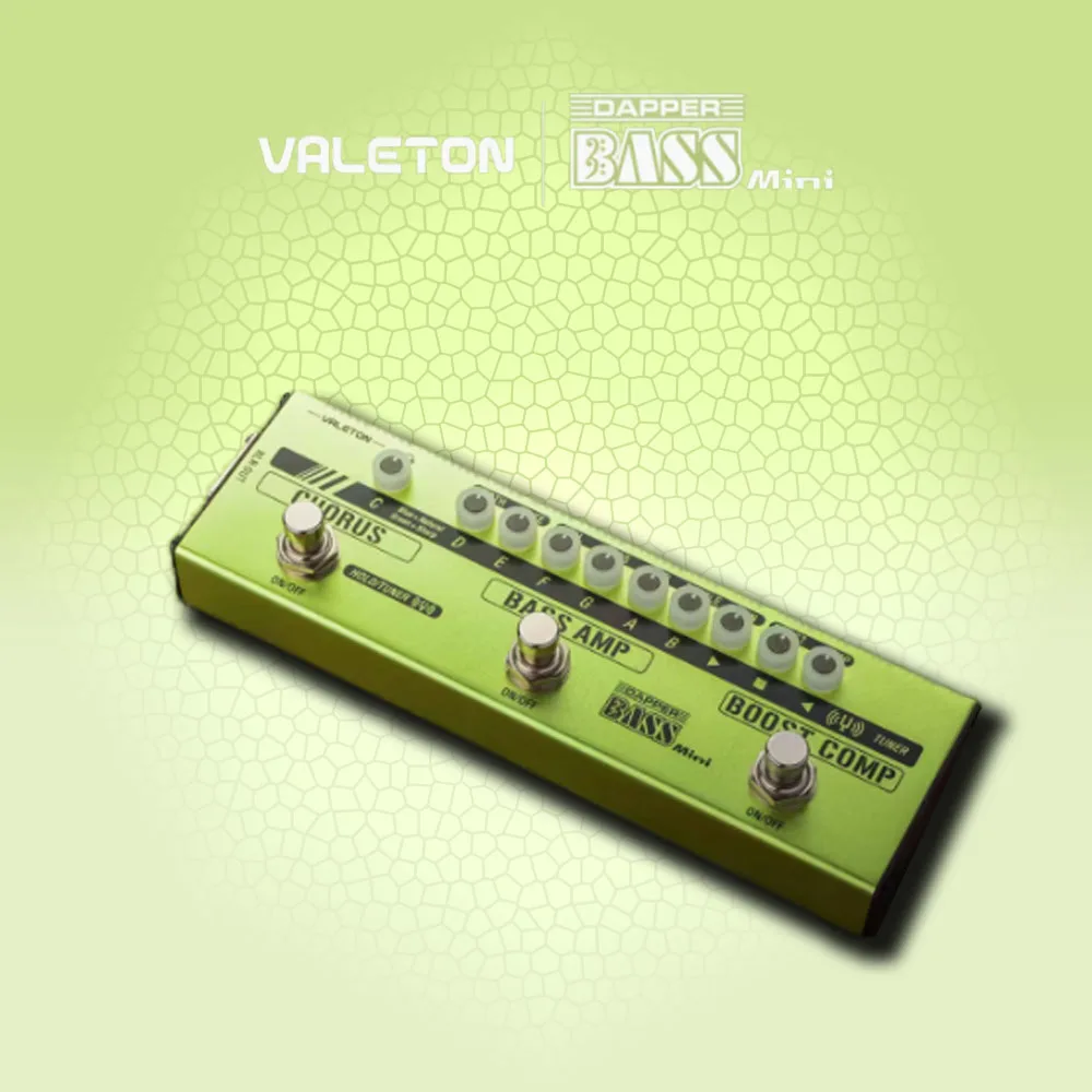 Valeton Dapper Bass Mini bass combination pedal also