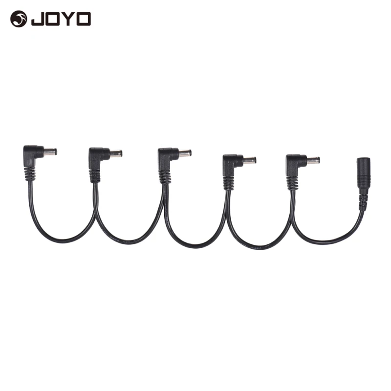 Joyo CM-24 Power Cable Splitter Cord 5 Ways Daisy Chain DC 9V Bass