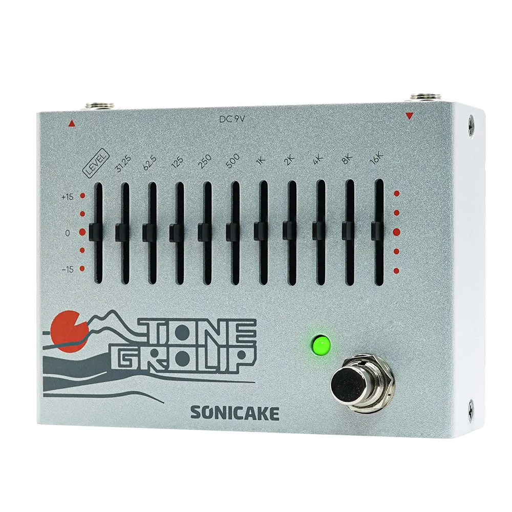 Sonicake QDS-01 Tone Group 10-Band EQ Equalizer Bass Pedal