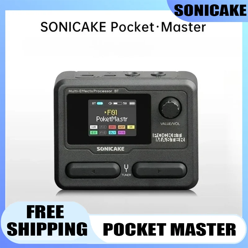 SONICAKE Pocket Master Bass Amplifier Customized 1 77 LCD Screen