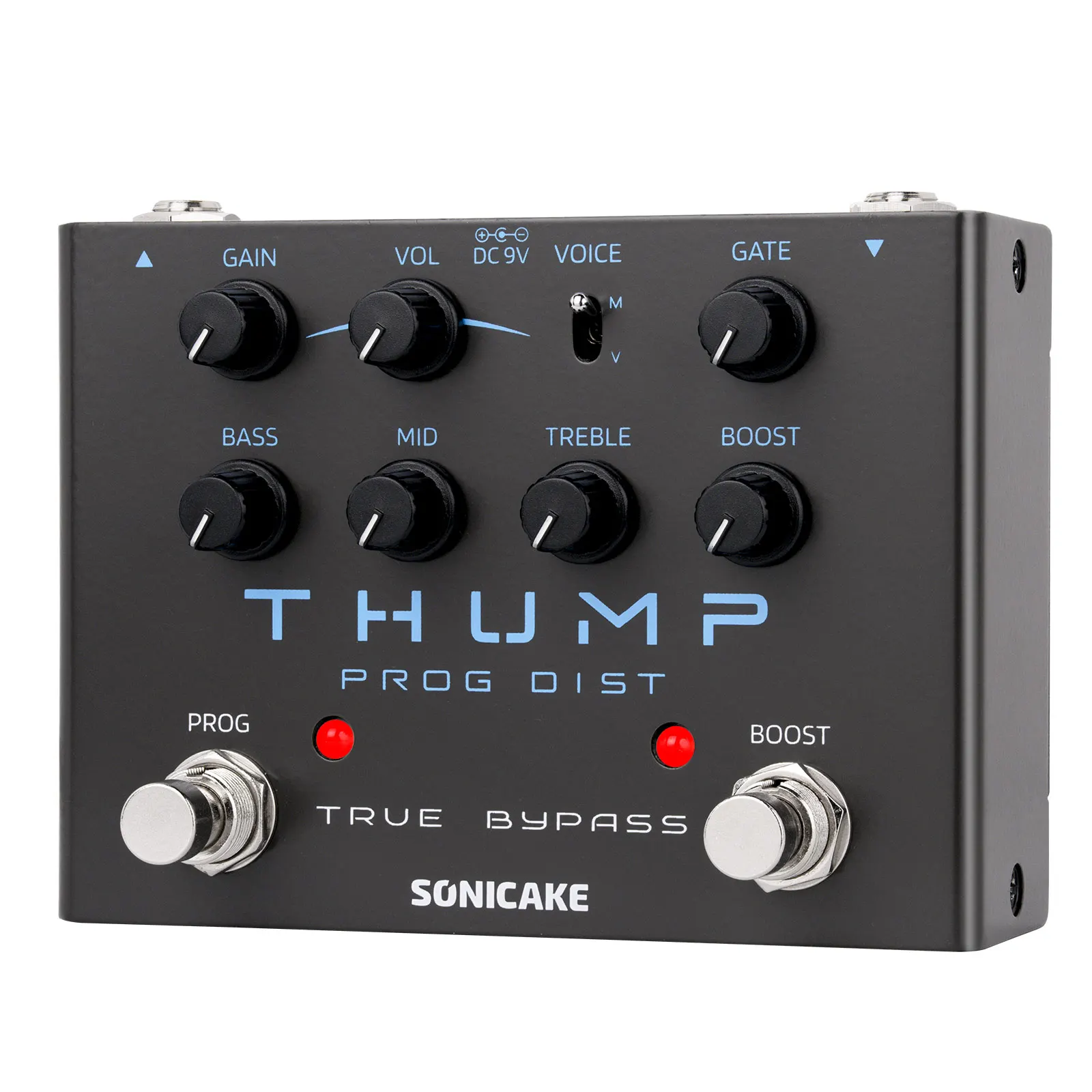 Sonicake QDS-09 Thump Pure Analog High-Gain Distortion Pedal 2