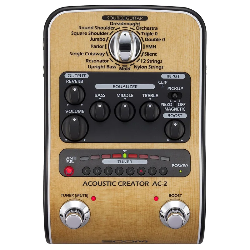 Zoom AC-2 Acoustic Creator Acoustic DI Tone Restoration