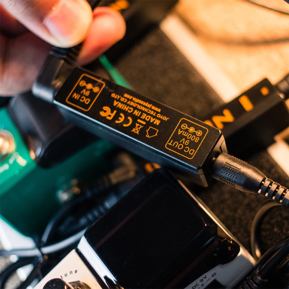 Joyo JP-06 Isolated 9V Dc 800Ma Power Supply - Noise-Free Energy 8 Pedals