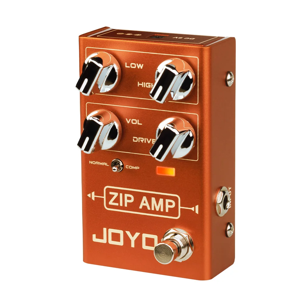 Joyo R-04 ZIP AMP Overdrive Pedal Rock Compression Tone Gain COMP True Bypass