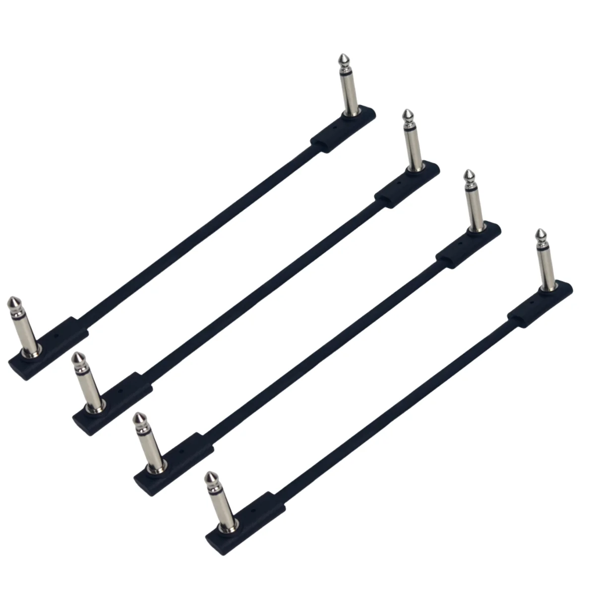 Miwayer 4PCS Flat Cables Pedal 6 35mm Mono