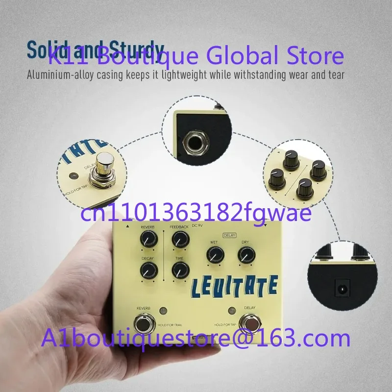 Sonicake QDS-02 Levitate Digital Delay Reverb 2 in 1 Pedal