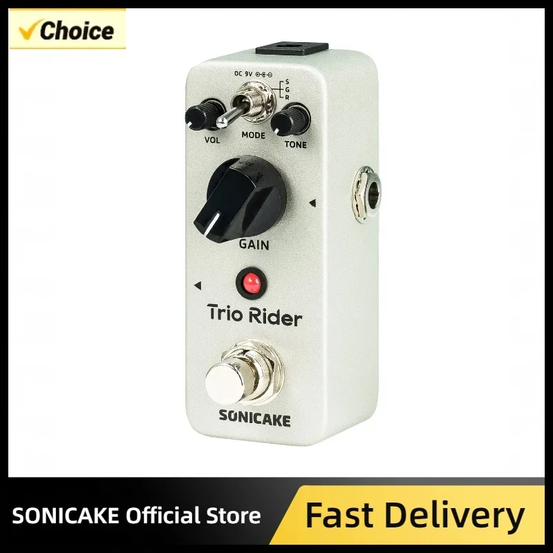 Sonicake QSS-26 Trio Rider Overdrive Pedal - Centaur Classic 100 Analog