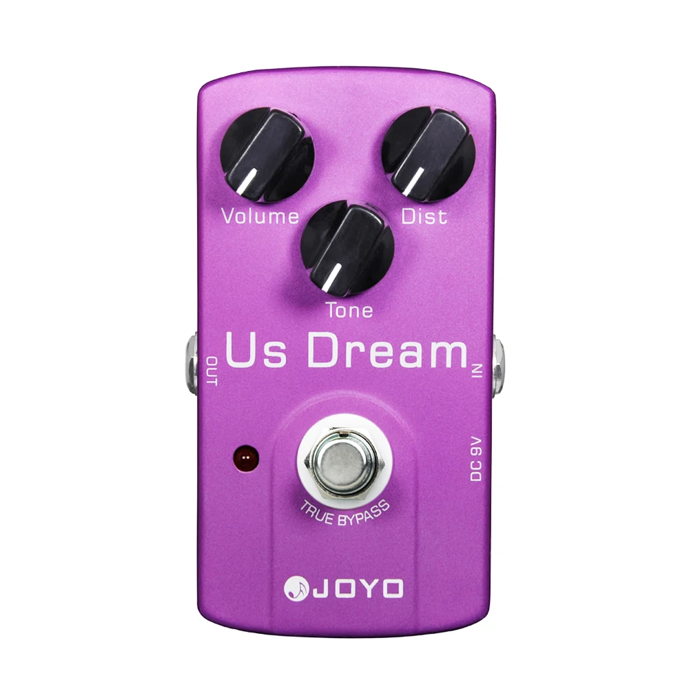 Joyo JF-34 US DREAM Distortion Pedal High Gain Distortion Driven Tube Amplifier Simulation