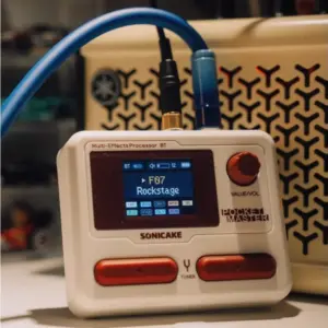 Sonicake QME-10 Pocket Master Mini Bass Amp 100 Multi-Effects Pedal APP