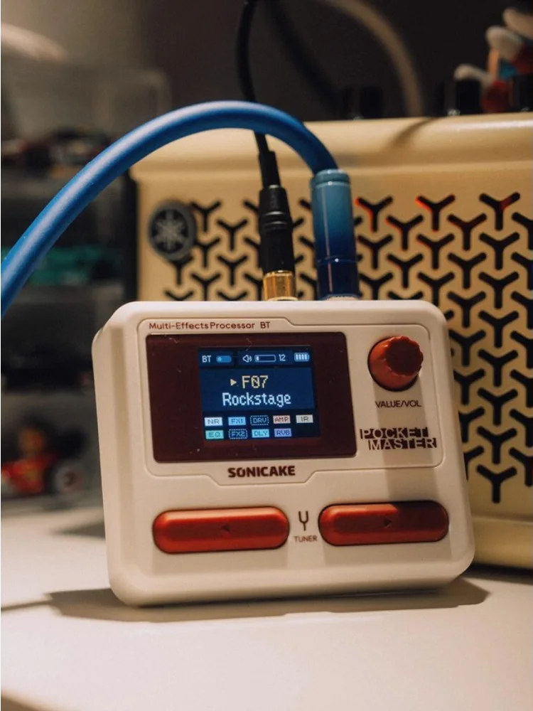 Sonicake QME-10 Pocket Master Mini Bass Amp 100 Multi-Effects Pedal APP