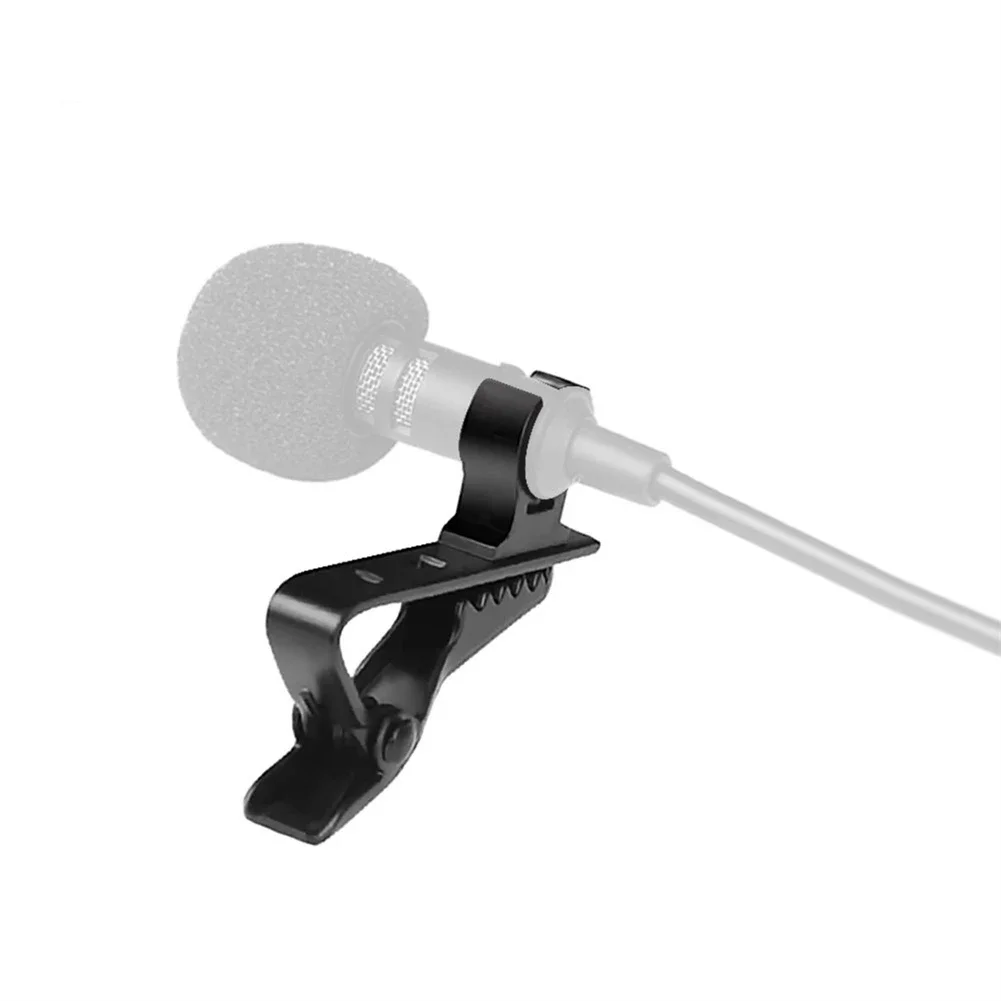 Microphone 10PCS Clamp Lavalier Mic Clip 3g Holder Lavalier Mic Clip