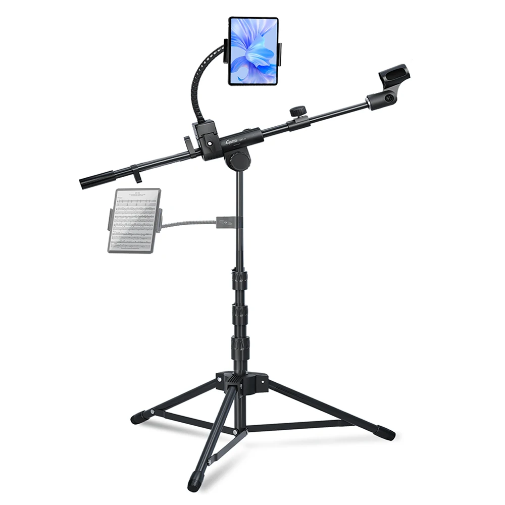 Joyo GMS-04 Guitto Series Microphone Stand Floor Stand Tripod Mic Holder 360 Rotatable