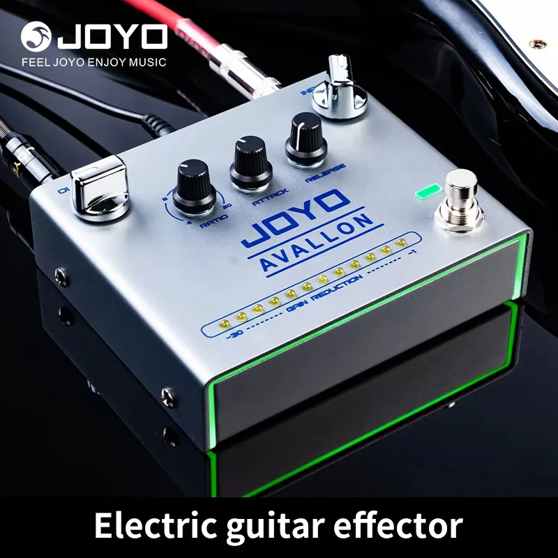 Joyo R-19 Portable Compressor Pedal Avallon Bass RATIO ATTACK RELEASE Function