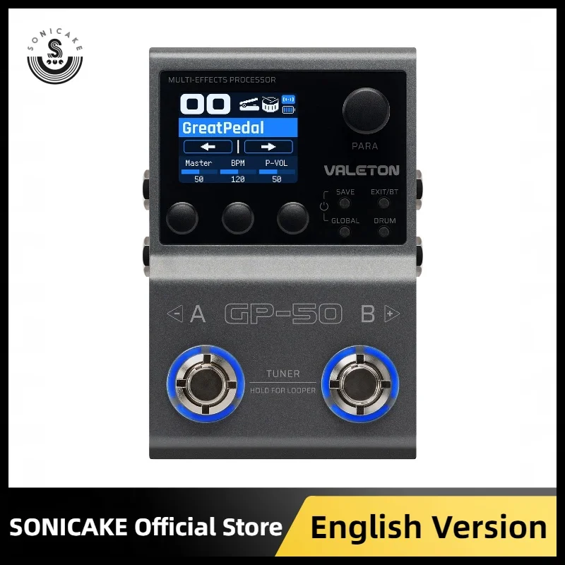 Valeton GP-50 Multi-Effects Processor Bass NAM IR Loader