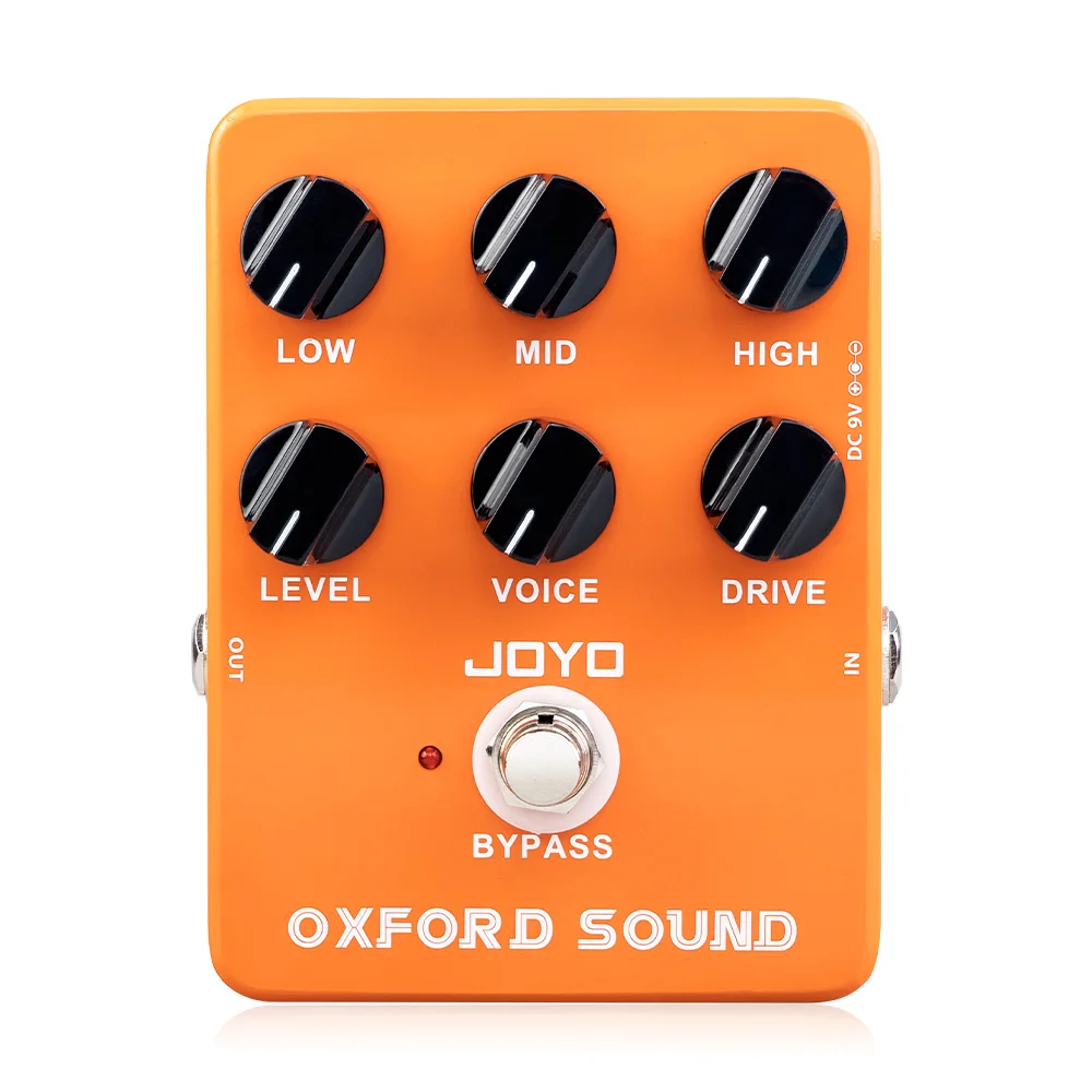 Joyo JF-22 Oxford Sound Distortion Pedal 70 s Classic British Rock Clean Distortion