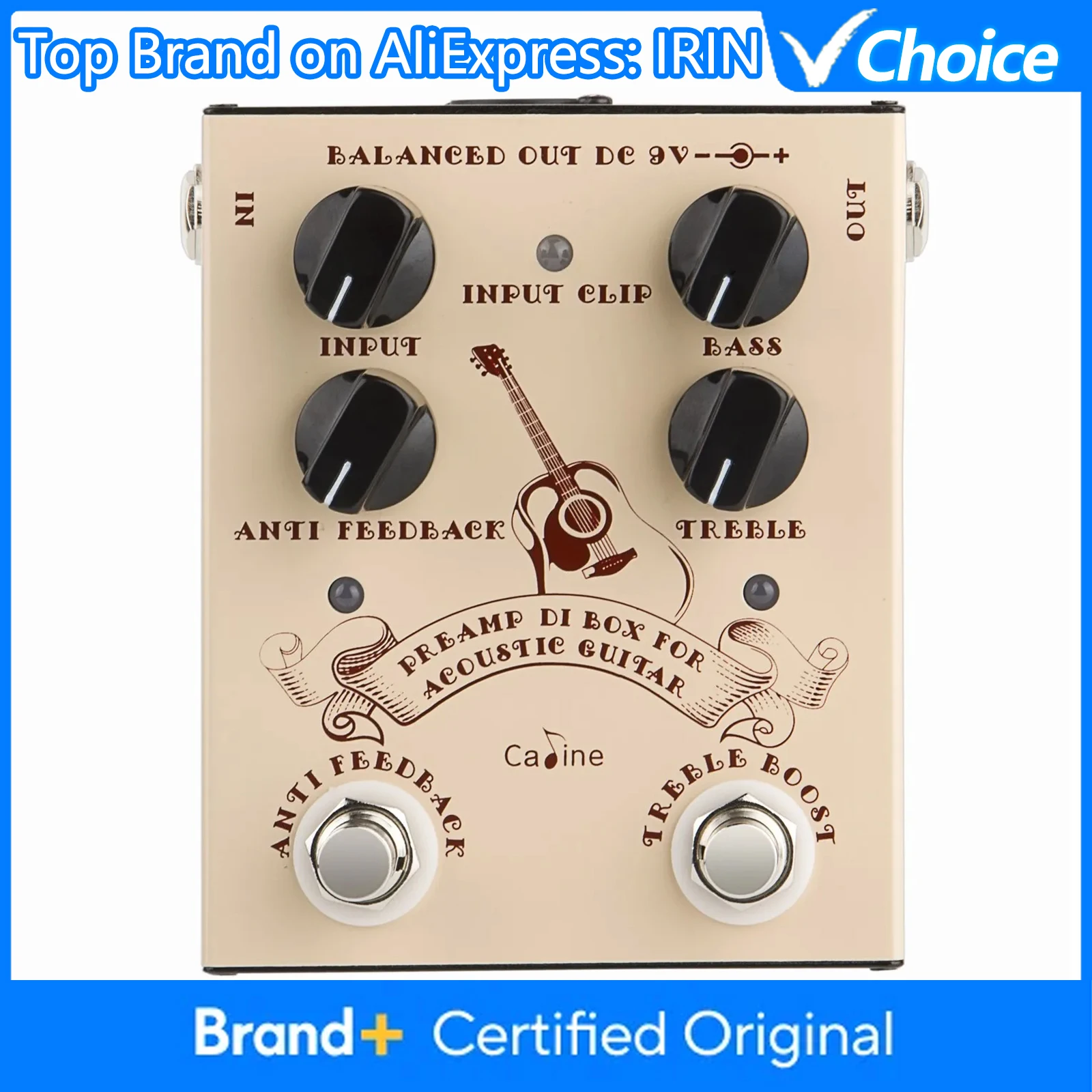 Caline CP-40 Pedal Acoustic Effector Classic Preamplifier Effector