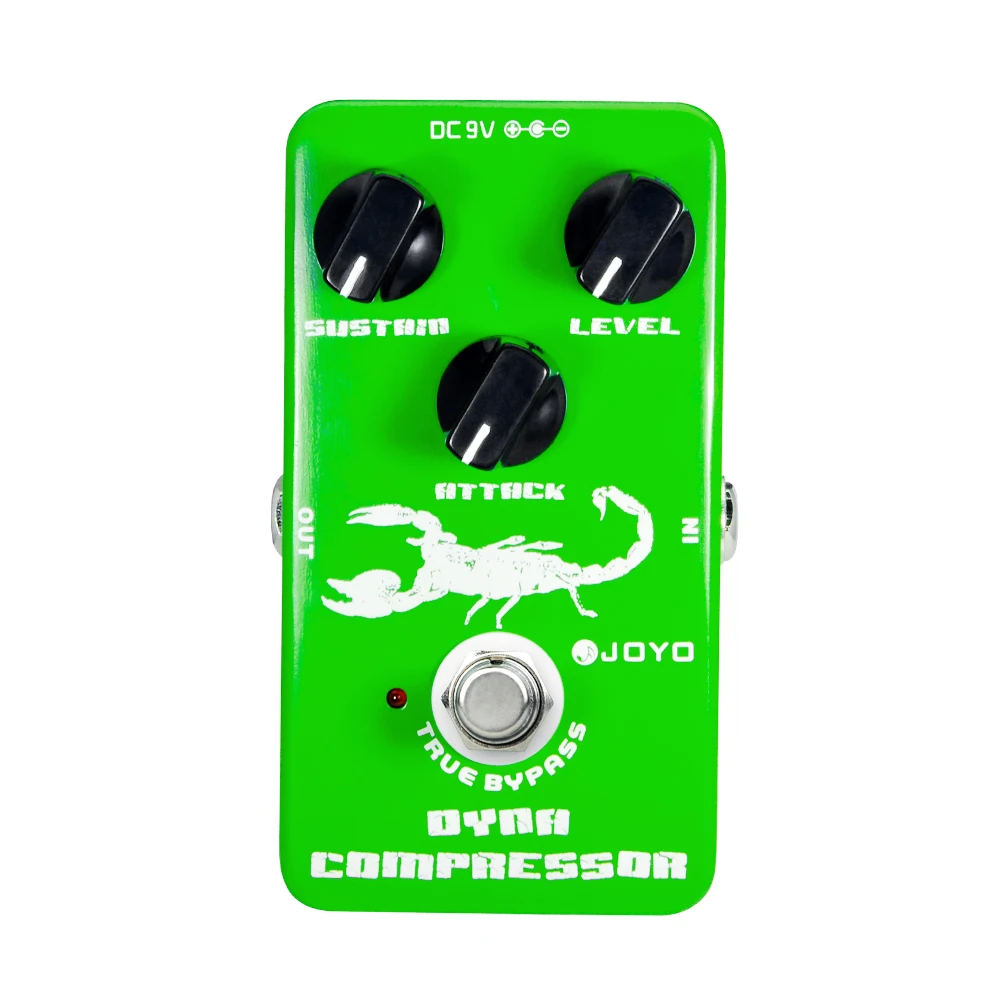 Joyo JF-10 Dynamic Compressor Pedal Low Noise Classic Compressor True Bypass Bass Pedal