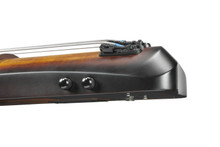 Ibanez UB805-MOB Upright Electric Bass Guitar in Mahogany Oil Burst - Image 3