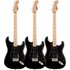 Squier Sonic Stratocaster HSS MN Black pack of 3 - Image 3