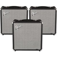Fender Rumble 25 Bass Combo pack of 3