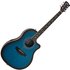 Roundback Electro Acoustic Guitar Blue Burst - Image 3