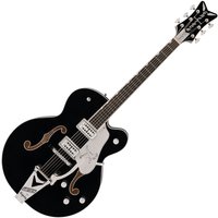 Gretsch Falcon Hollow Body with StringThru Bigsby Chrome Hardware Black