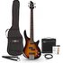 Chicago Short Scale Bass Guitar + 15W Amp Pack Sunburst - Image 3